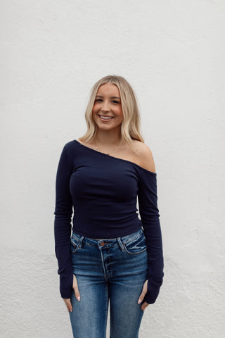 Lindsey Top - Navy