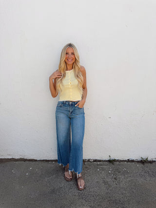 Sally Scalloped Knit Top