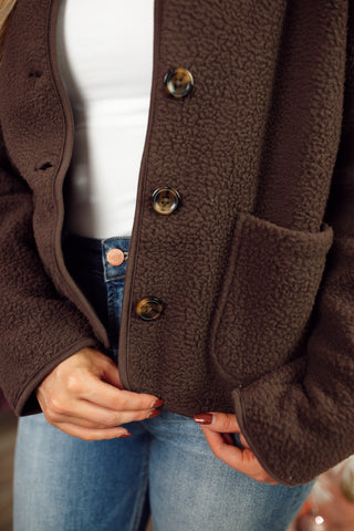 Espresso Sherpa Jacket