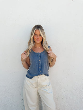April Tank - Denim