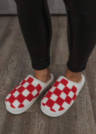 Doorbuster Checkered Slippers *final sale*