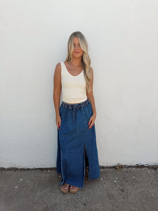 Belle Denim Skirt