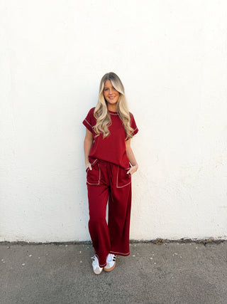 Sofia Set - Burgundy
