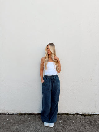 Sadie Pants - Washed Navy