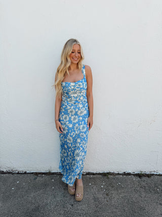 Eleanor Dress - Blue