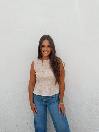 Luca Top - Taupe