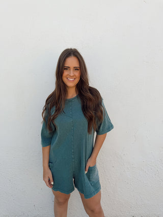 Melanie Romper - Teal