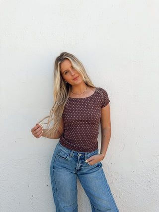 Polka Dot Baby Tee