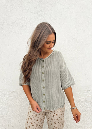 Kolly Cardigan - Light Olive