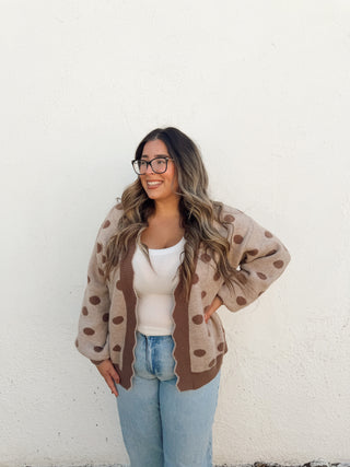 Penelope Polka Dot Cardigan