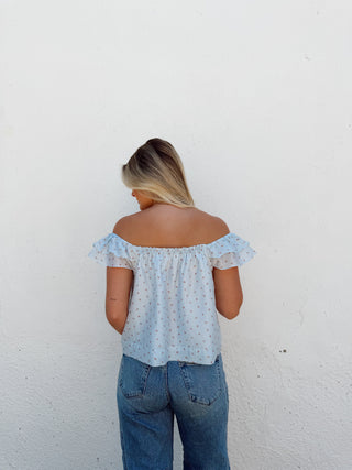 Libby Top - Blue