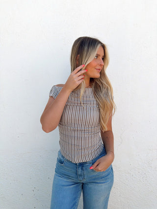 Clara Stripe Top