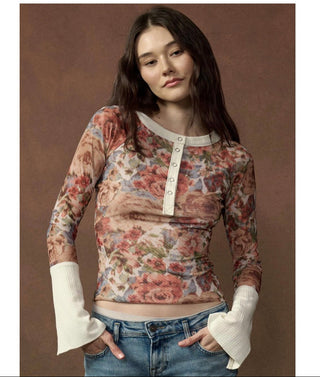 Marie Mesh Top (Vibes)