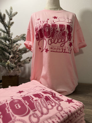 Holly Dolly Christmas Tee