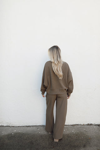 Colby Long Sleeve Set - Olive Khaki