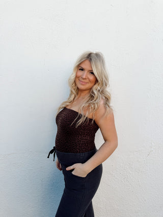 Leopard Tube Top