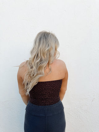 Leopard Tube Top