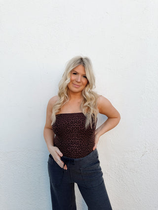 Leopard Tube Top