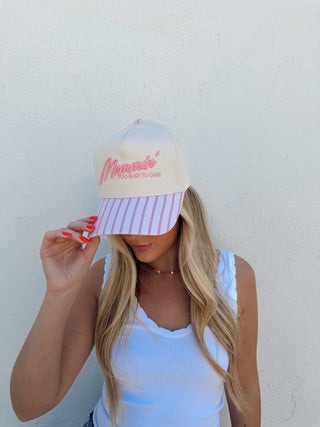 Mommin’ Too Busy To Care Trucker - Pink