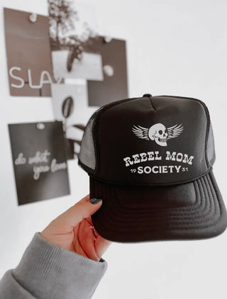 Rebel Mom Society Trucker Hat (Rooted)