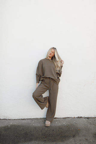 Colby Long Sleeve Set - Olive Khaki