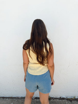 Gabby Shorts - Light Wash