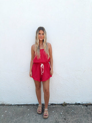 Gigi Gingham Romper
