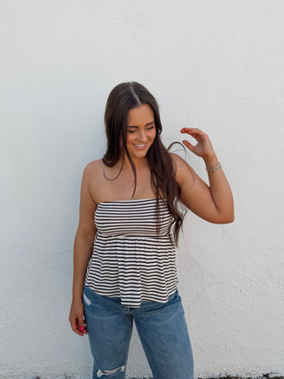 Hayden Tube Top - Brown