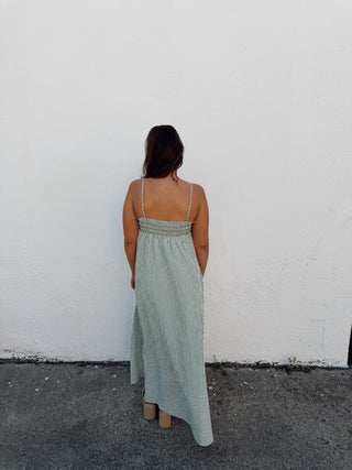 Emmy Striped Dress - Green