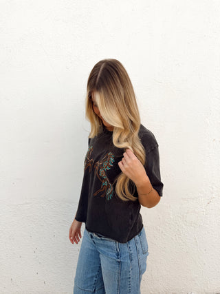 Double Horse Graphic Tee