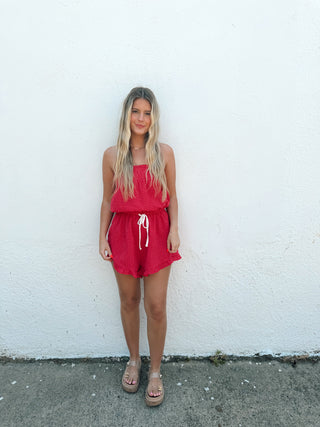 Gigi Gingham Romper