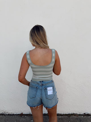 Kaia Tank- Dusty Mint