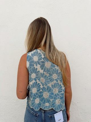 Emory Embroidery Tank