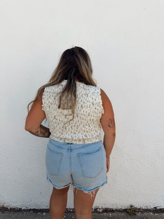 Marigold Top - Blue