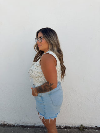 Marigold Top - Blue
