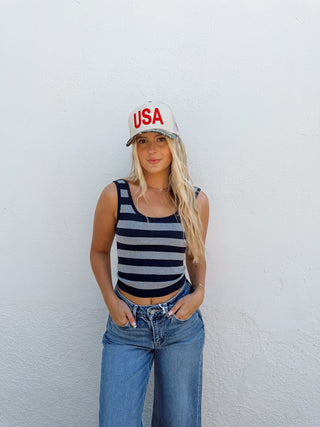 Kaia Tank - Navy
