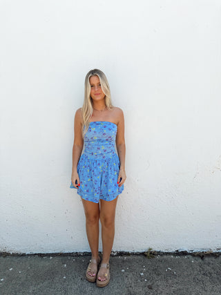 Kalani Romper - Blue