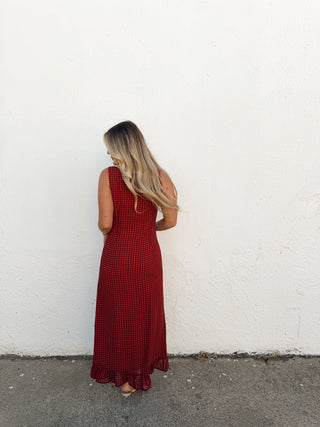 Ella Gingham Frill Dress