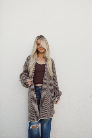 Hadley Cardigan - Brown