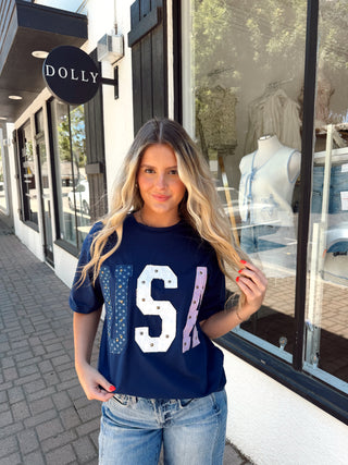 USA Studded Top