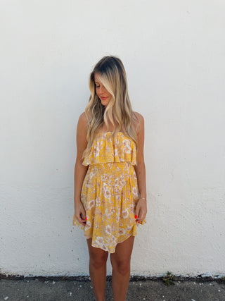 Cambria Romper - Yellow