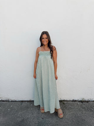 Emmy Striped Dress - Green
