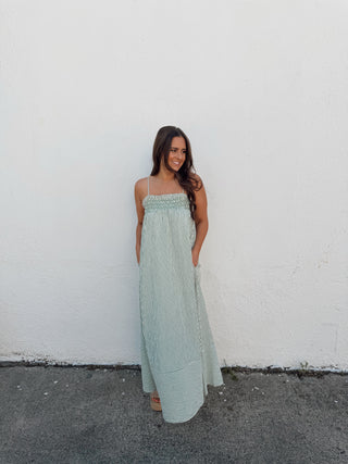 Emmy Striped Dress - Green