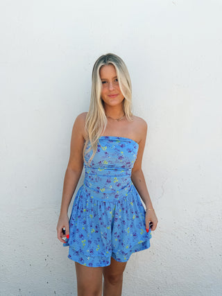 Kalani Romper - Blue