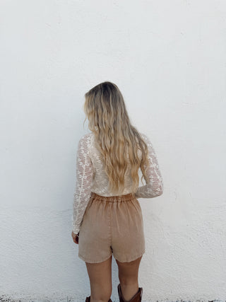 Milly Skort - Ash Taupe