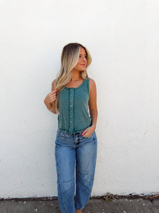 April Tank - Teal