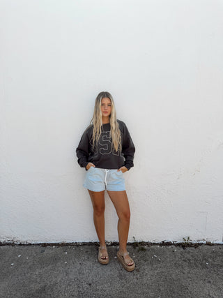 USA Crewneck - Charcoal