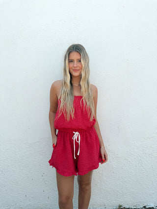 Gigi Gingham Romper