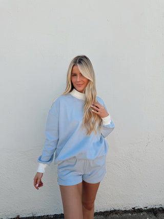 Saylor Mock Crewneck