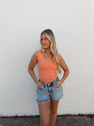 Lucy Tank- Peach Pink